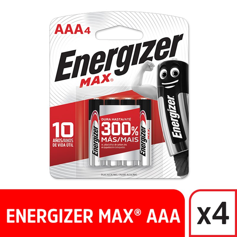 Imagen de ENERGIZER MAX AAA X 4u