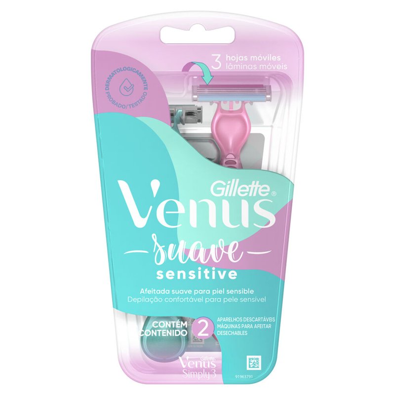 Imagen de VENUS SUAVE SENSITIVE 2u