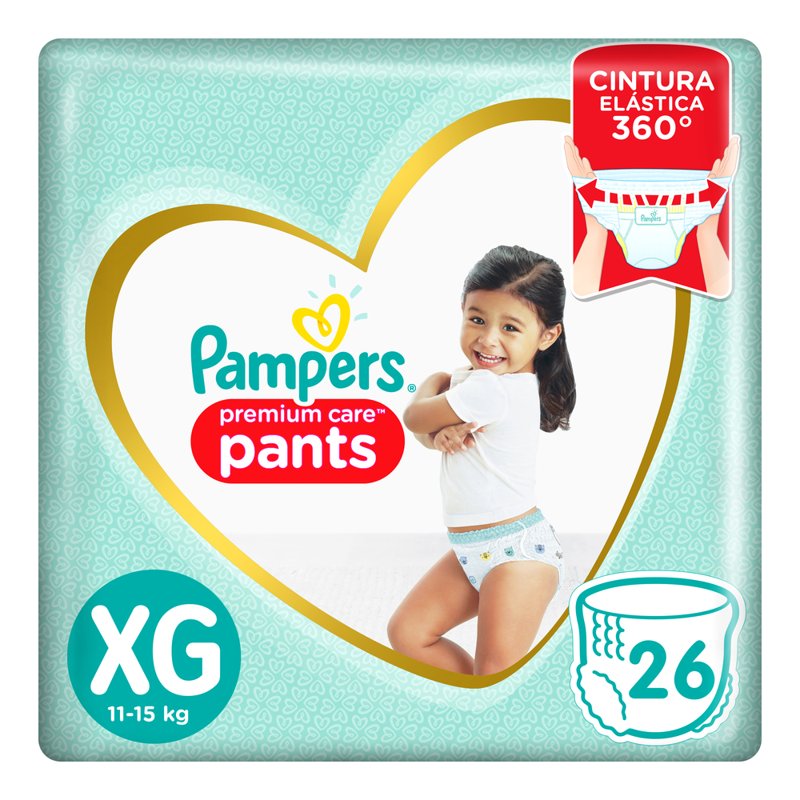 Imagen de PAMPERS PANTS PREMIUM CARE XG 26u