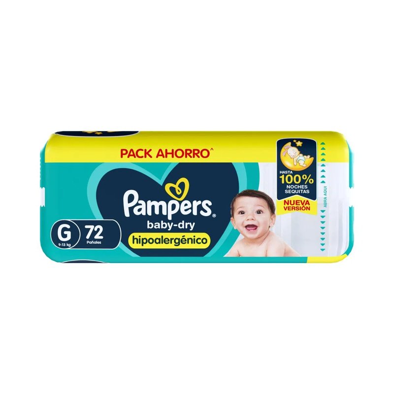 PAMPERS BABYDRY G 72