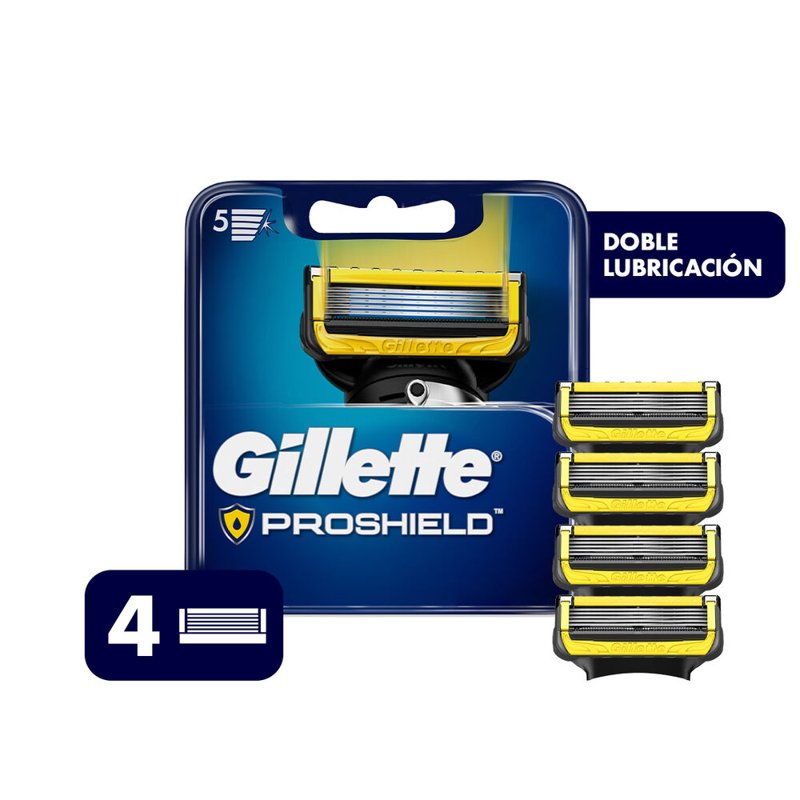 Imagen de GILLETTE PROSHIELD CARTUCHO 4u