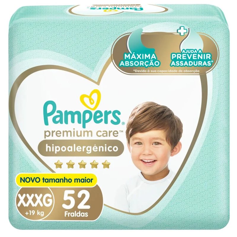 PAMPERS PREMIUM CARE XXX 52u