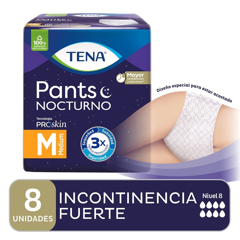 Imagen de TENA PANTS NOCTURNO MEDIANA 7u