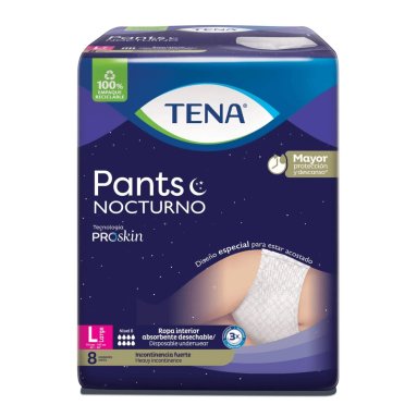 Imagen de TENA PANTS NOCTURNO GRANDE 8u
