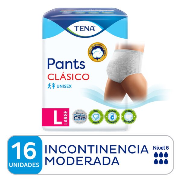 Imagen de TENA PANTS CLASICAS GRANDE 16u