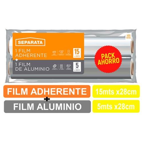 Imagen de SEPARATA PACK FILM ADHER x 15mt + FILM ALUM x 5mt