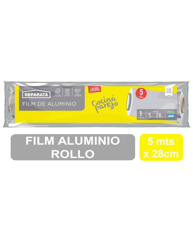 Imagen de SEPARATA FILM ALUMINIO 28 X 5 mts