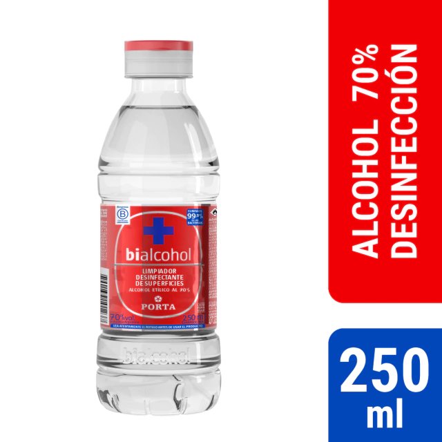 Imagen de BIALCOHOL PORTA AL 70% 250ml