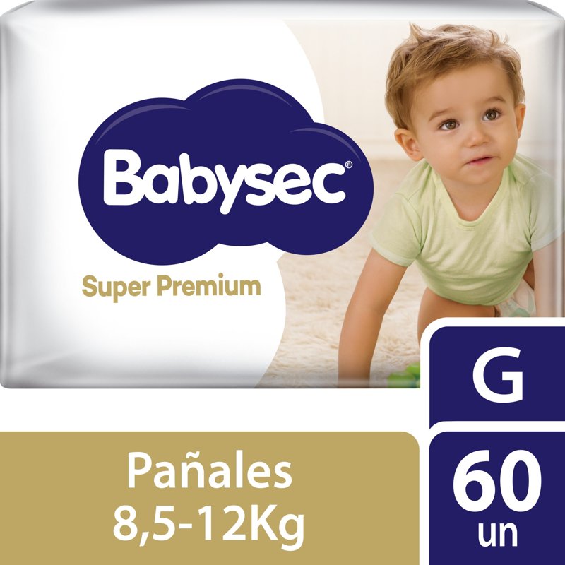 Imagen de BABYSEC SUPER PREMIUM G 60u