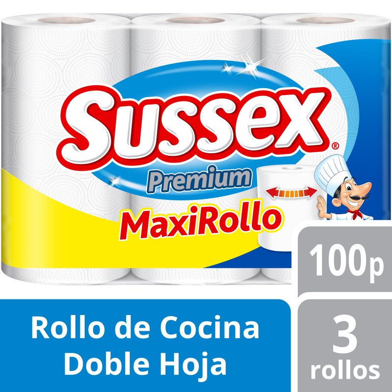 Imagen de SUSSEX ULTRA 3u X 100paños