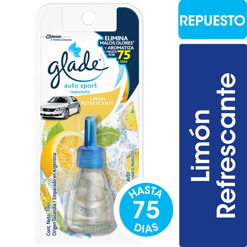 Imagen de GLADE AUTO LIMON REFRESCANTE REP