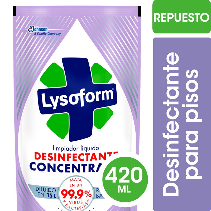 Imagen de LYSOFORM LIQ DESINF LAVANDA DP 420ml