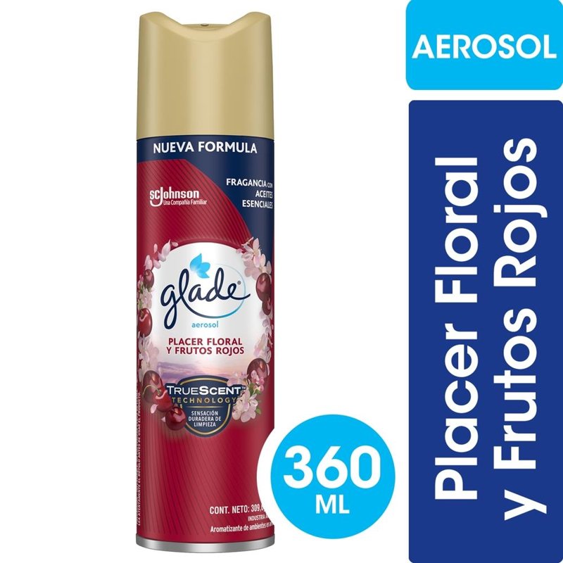 Imagen de GLADE PLACER FLORAL Y FRUTOS ROJOS 360cc