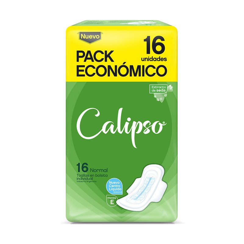 Imagen de CALIPSO POCKET NORMAL C-ALAS Y GEL 16u