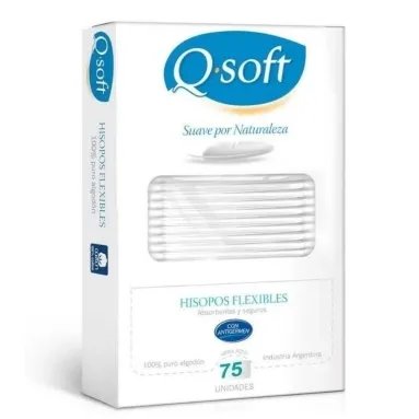 Imagen de QSOFT HISOPOS ESTUCHE 75u