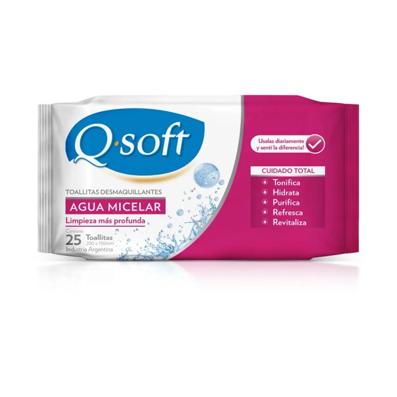 Imagen de QSOFT T-DEMAQ AGUA MICELAR 25u