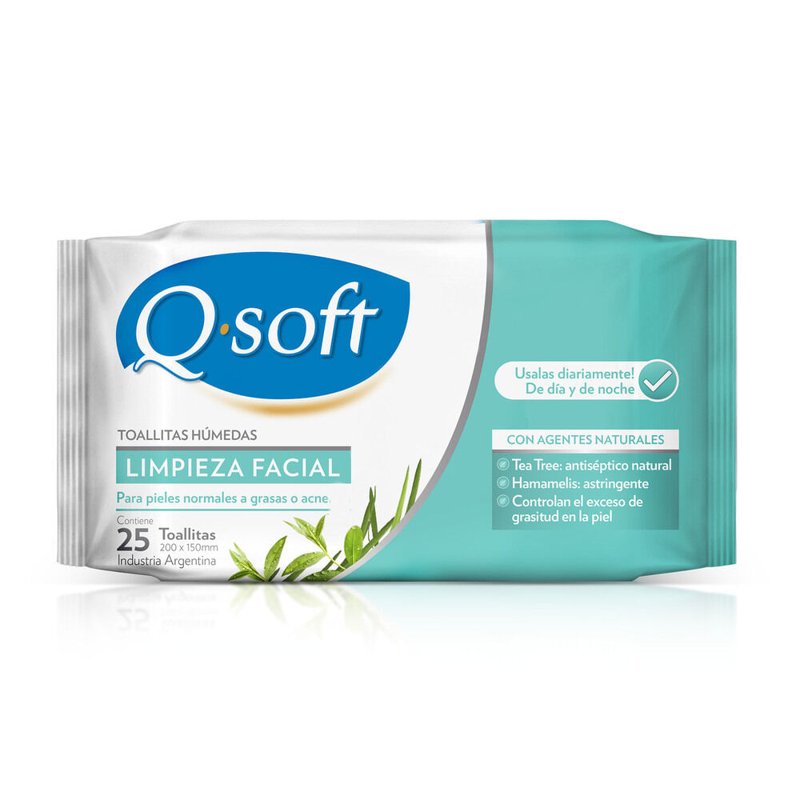 Imagen de QSOFT T-DEMAQ LIMPIEZA FACIAL 25u