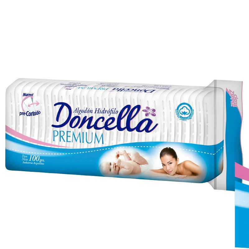 Imagen de DONCELLA ALGODON PREMIUM PRE CORTADO 100 grs