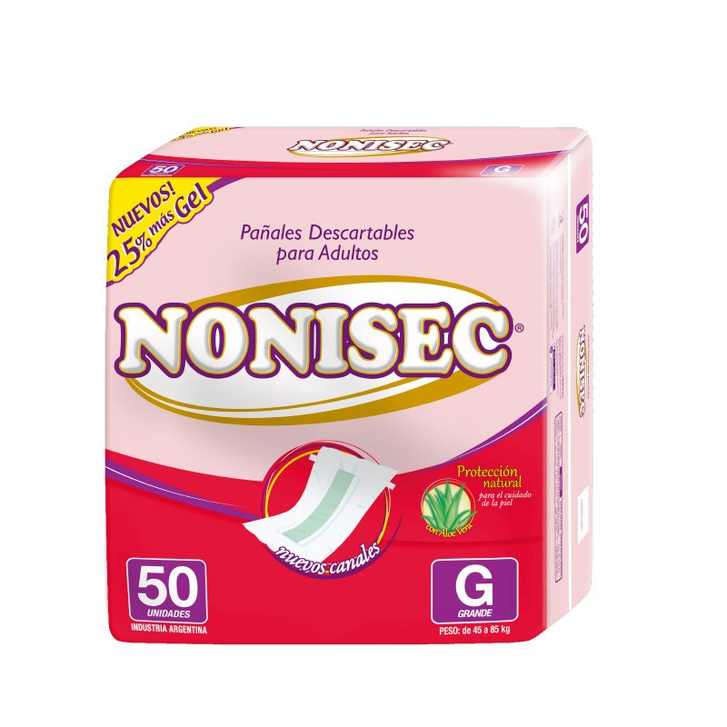 Imagen de NONISEC C-GEL RECTO GRANDE 50u