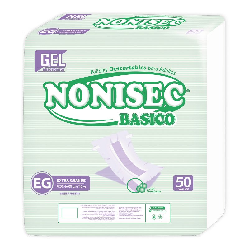 NONISEC BASICO C-GEL EXTRA GDE 50u