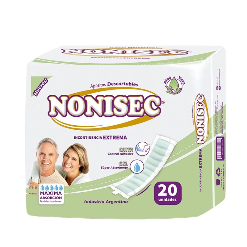 Imagen de NONISEC APOSITO INCONTINENCIA EXTREMA 20u