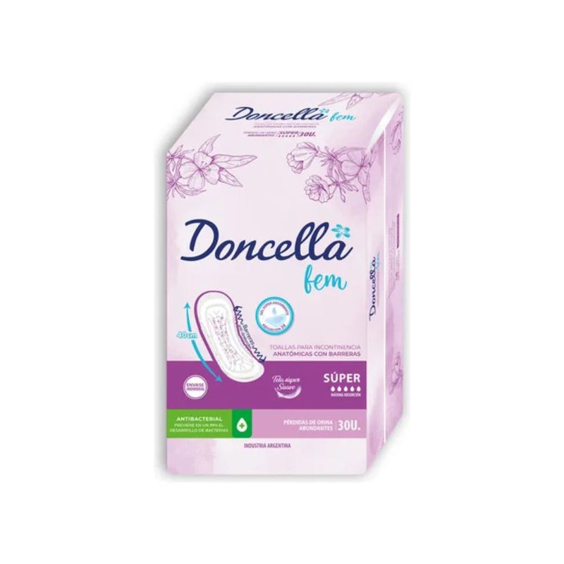 Imagen de DONCELLA TOALLA P-INCONTINENCIA SUPER 30u
