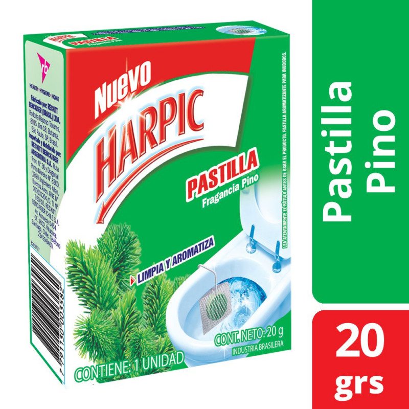 Imagen de HARPIC PASTILLA PARA INODORO PINO 20gr