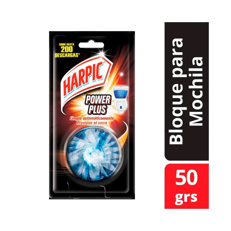 Imagen de HARPIC BLOQUE P-MOCHILA AZUL 50gr