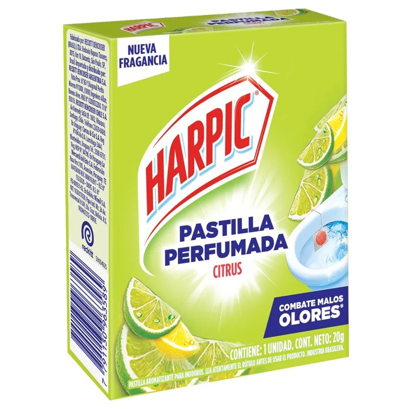 Imagen de HARPIC PASTILLA PARA INODORO CITRUS 20gr