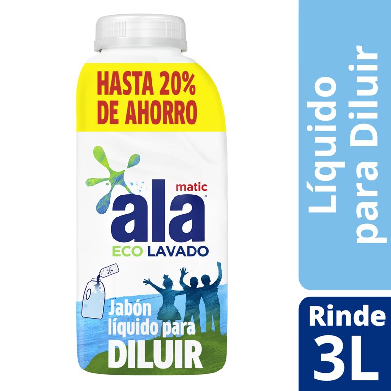 Imagen de ALA JAB LIQ P-DILUIR COMBATE MAL OLOR BOT 500ml