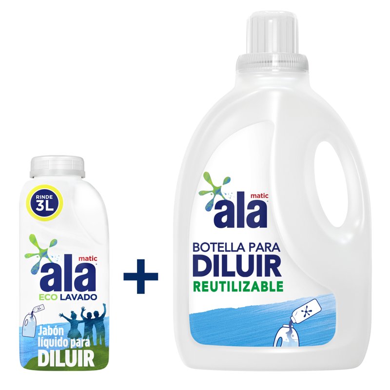 Imagen de ALA JAB LIQ P-DILUIR BOT 500ml + BOTELLA VACIA