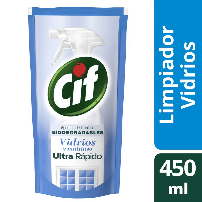 Imagen de CIF VIDRIOS MULTIUSO DP 450ml