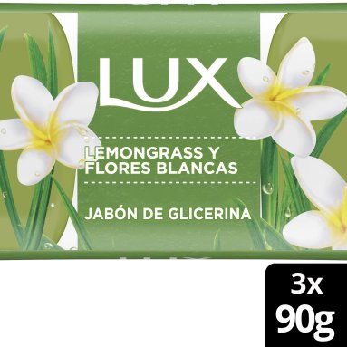 Imagen de LUX JAB GLICERINA LEMON Y FLORES 3X90grs