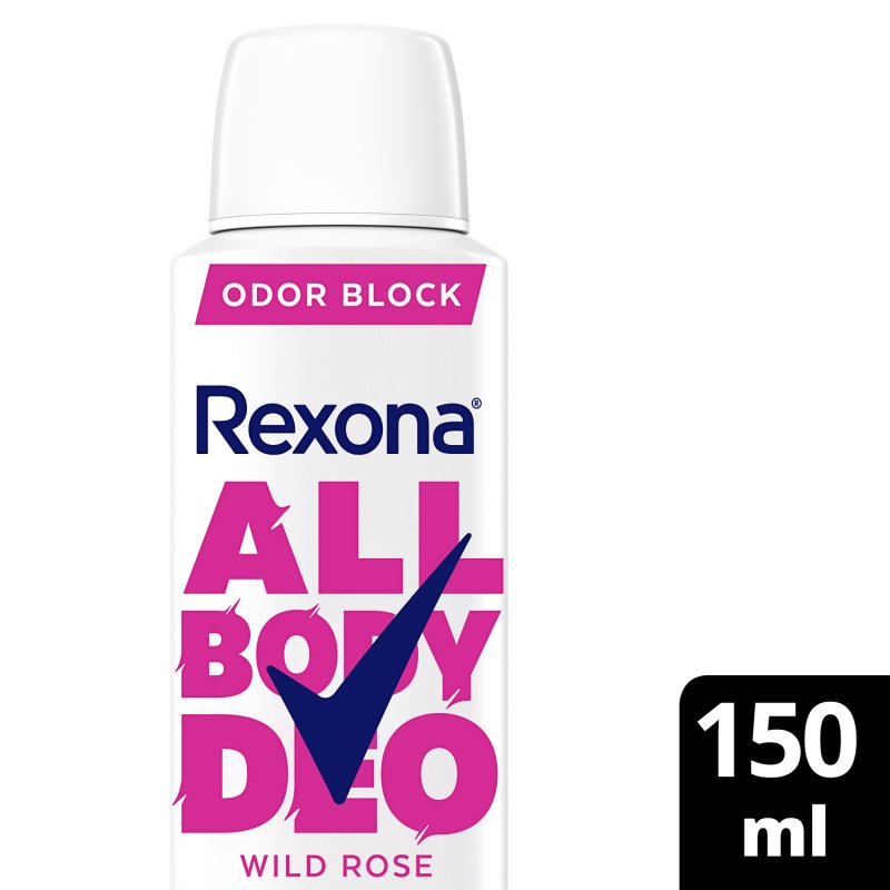 Imagen de REXONA ALL BODY DEO WILD ROSE FEM 150ml