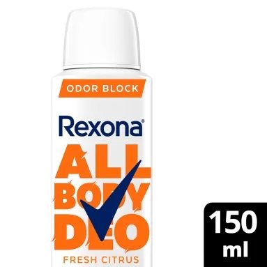Imagen de REXONA ALL BODY DEO FRESH CITRUS FEM 150ml