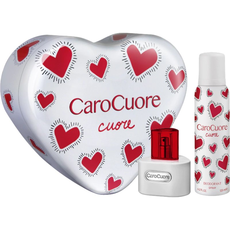 Imagen de CARO CUORE CUORE LATA CORAZON EDT 60 + DEO 123ml