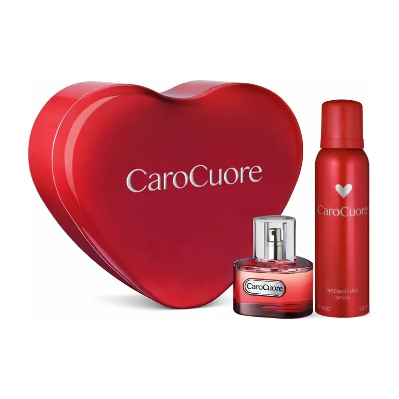 Imagen de CARO CUORE LATA CORAZON EDT 60 + DEO 123ml