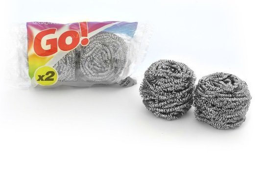 Imagen de GO! ESPONJA ACERO INOXIDABLE 2x14grs