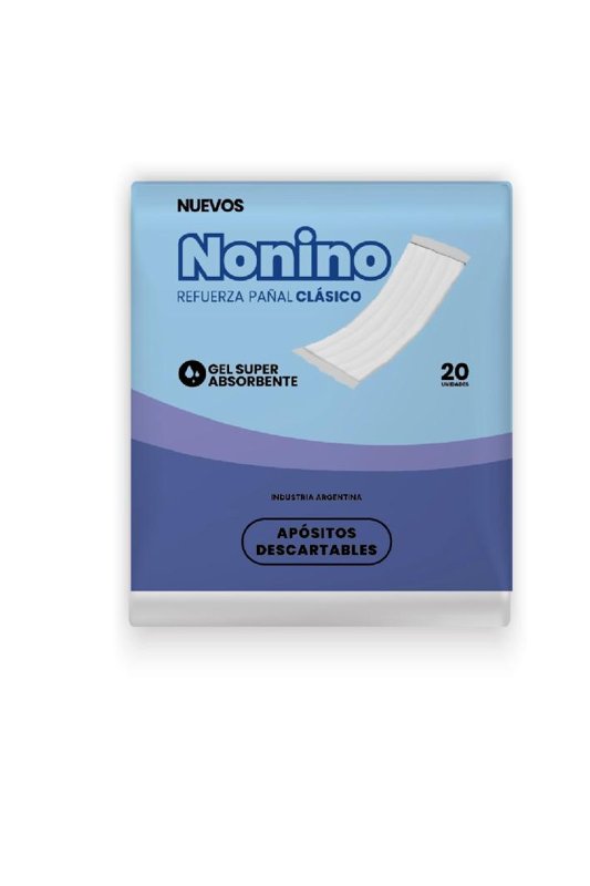 Imagen de NONINO REFUERZA PAÑAL CLASICO 20u