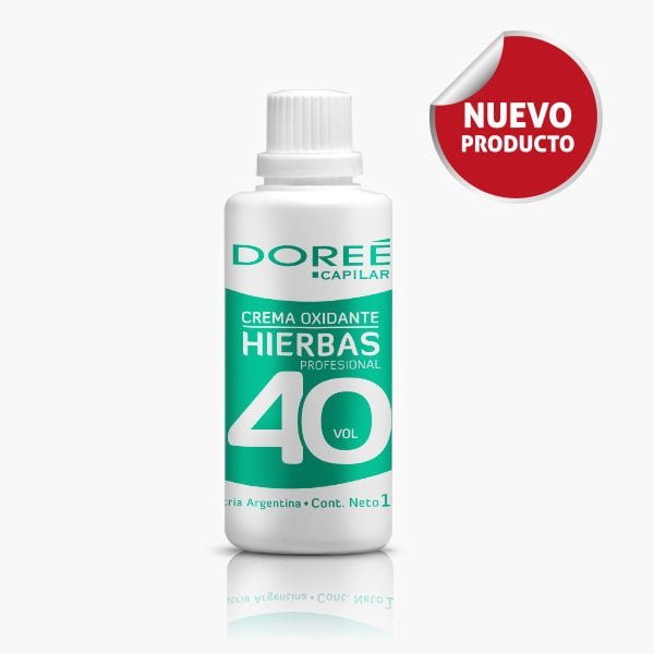 Imagen de DOREE AGUA OXIG HIERBAS 40 VOL X 100 CC