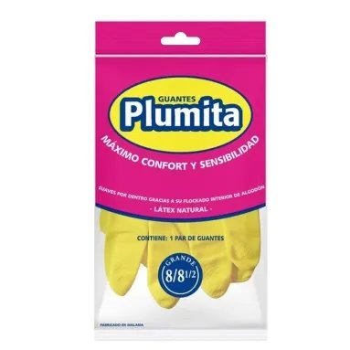 Imagen de PLUMITA GUANTE DE LATEX  CHICO