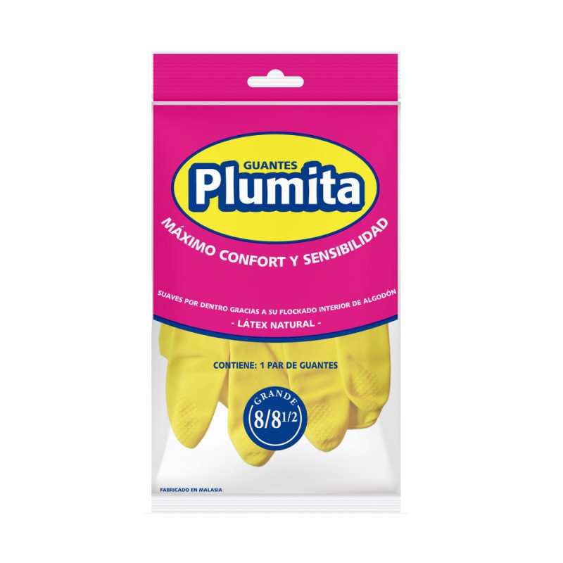 Imagen de PLUMITA GUANTE DE LATEX GRANDE