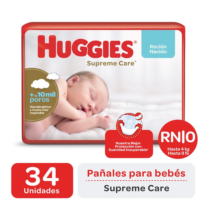 Imagen de HUGGIES NATURAL CARE RN 34u