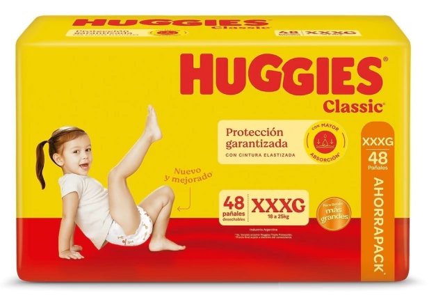 HUGGIES CLASSIC AHORRA PACK XXXG 52u
