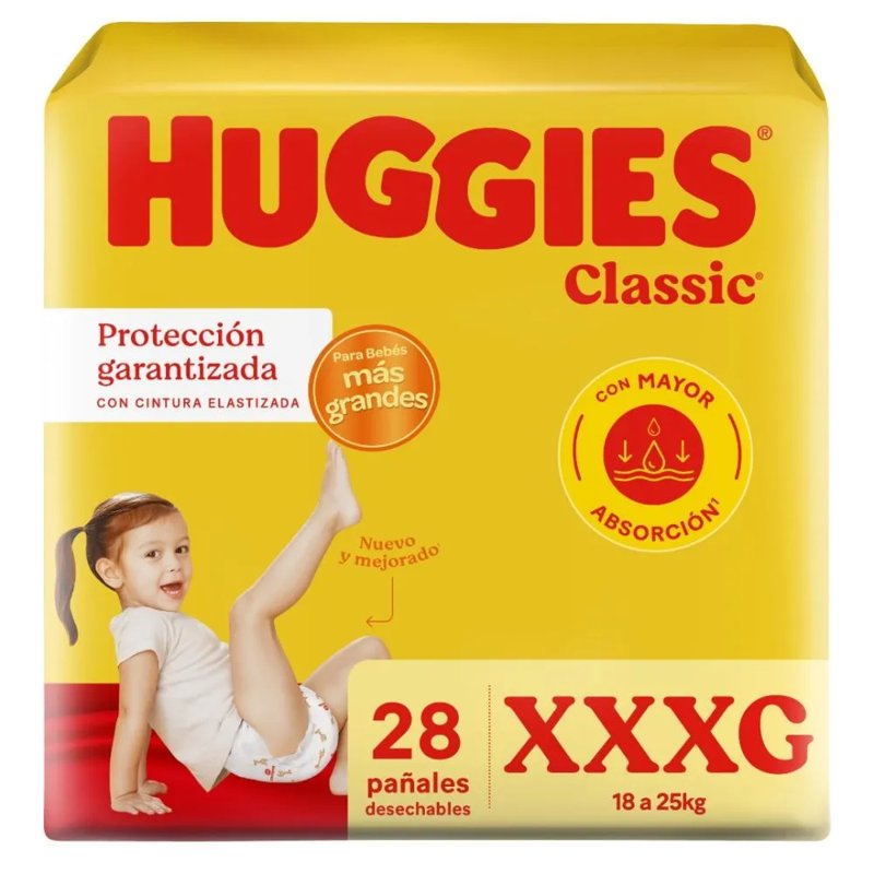 HUGGIES CLASSIC XXXG 28u