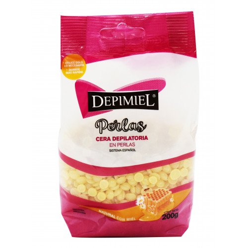 Imagen de DEPIMIEL CERA EN PERLAS NATURAL 200grs