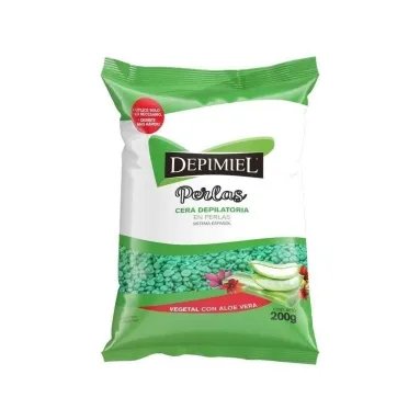 Imagen de DEPIMIEL CERA EN PERLAS VEGETAL 200grs