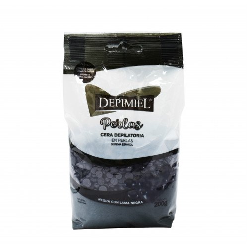 Imagen de DEPIMIEL CERA EN PERLAS NEGRA 200grs
