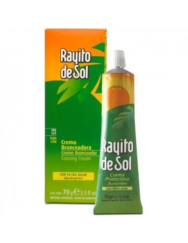 Imagen de RAY DE SOL CREMA BRONCEADORA FPS 6 X 70grs