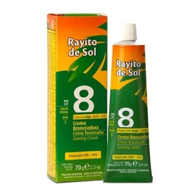 Imagen de RAY DE SOL CREMA BRONCEADORA FPS 8 X 70grs